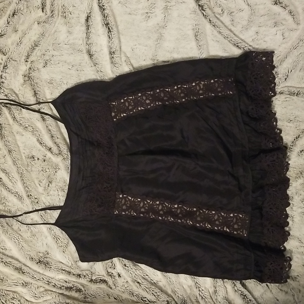 Women's BCBGMaxAzria Spaghetti Strap Top, size L